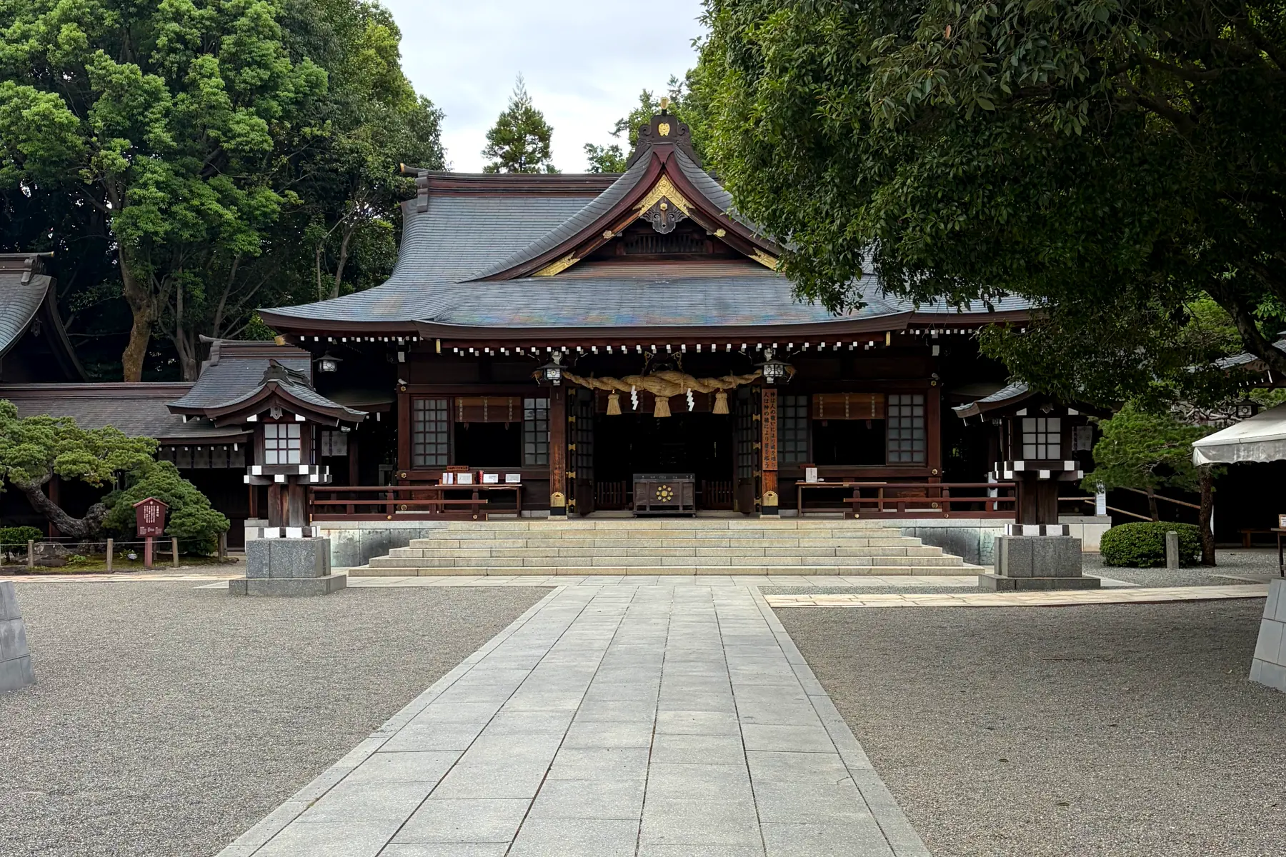 水前寺成趣園・出水神社的參道
